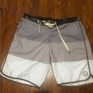 Vuori Men's Gray Swim Shorts